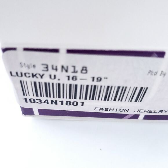 NEW Lia Sophia Lucky U Necklace in Box - Picture 3 of 6